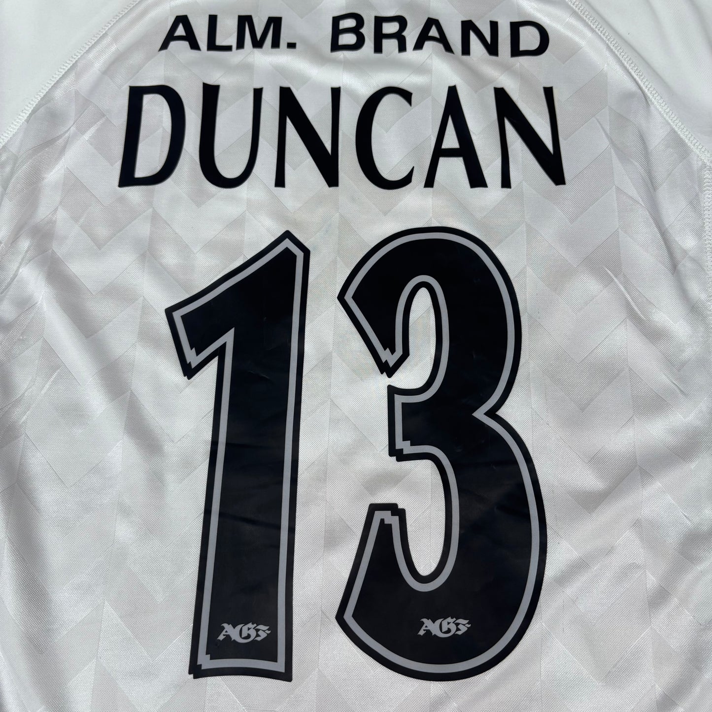 2005/06 AGF Aarhus Home Shirt - Duncan Rasmussen - L