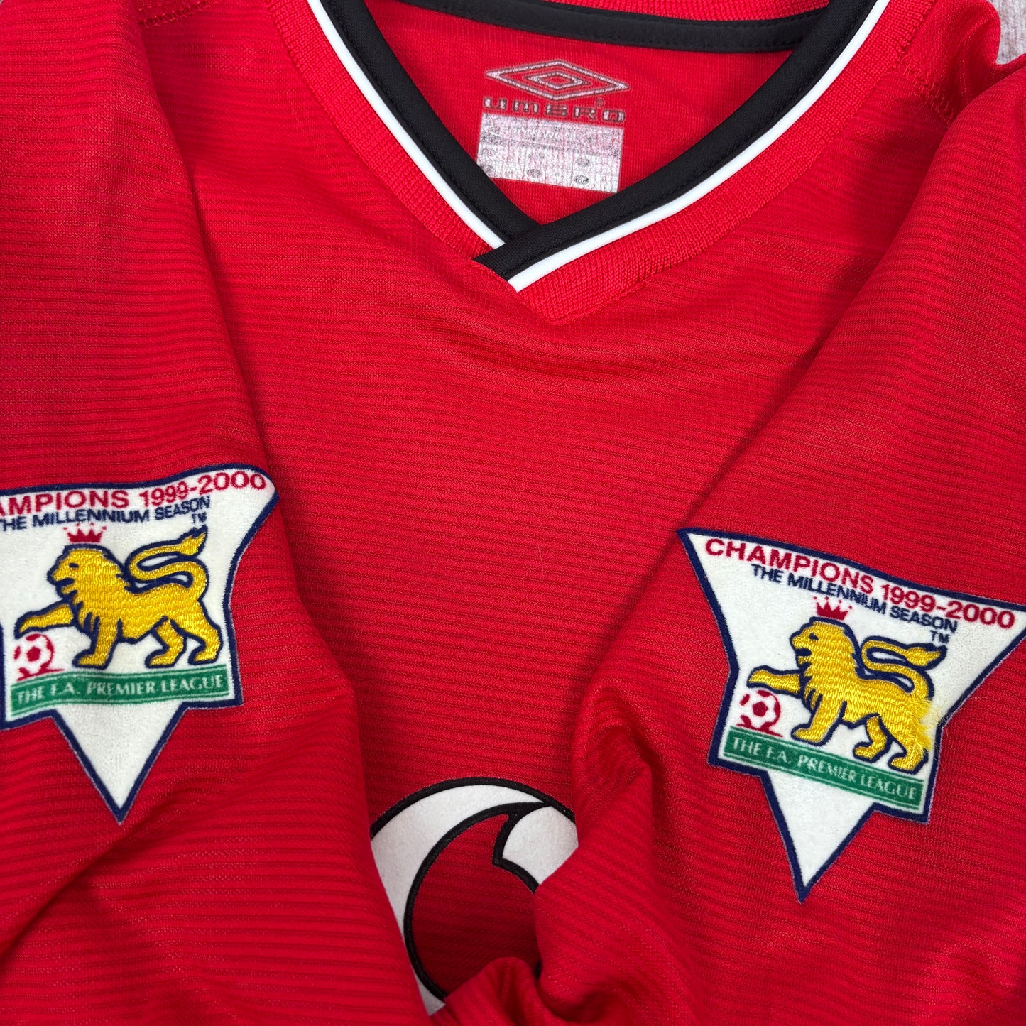 2000/01 Manchester United Home Shirt - Keane - L