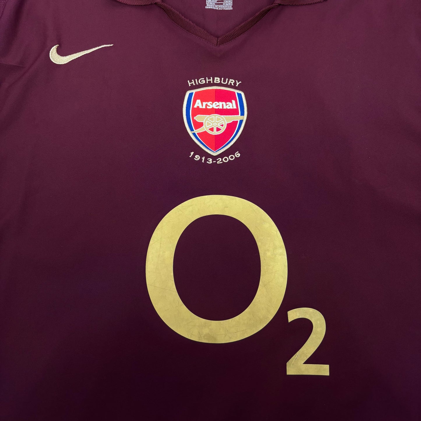 2005/06 Arsenal Home Shirt - Van Persie - L