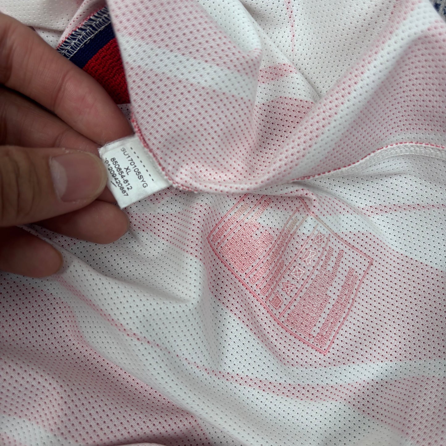2017/18 Atletico Madrid Home Shirt - Player Issue - Torres - XL
