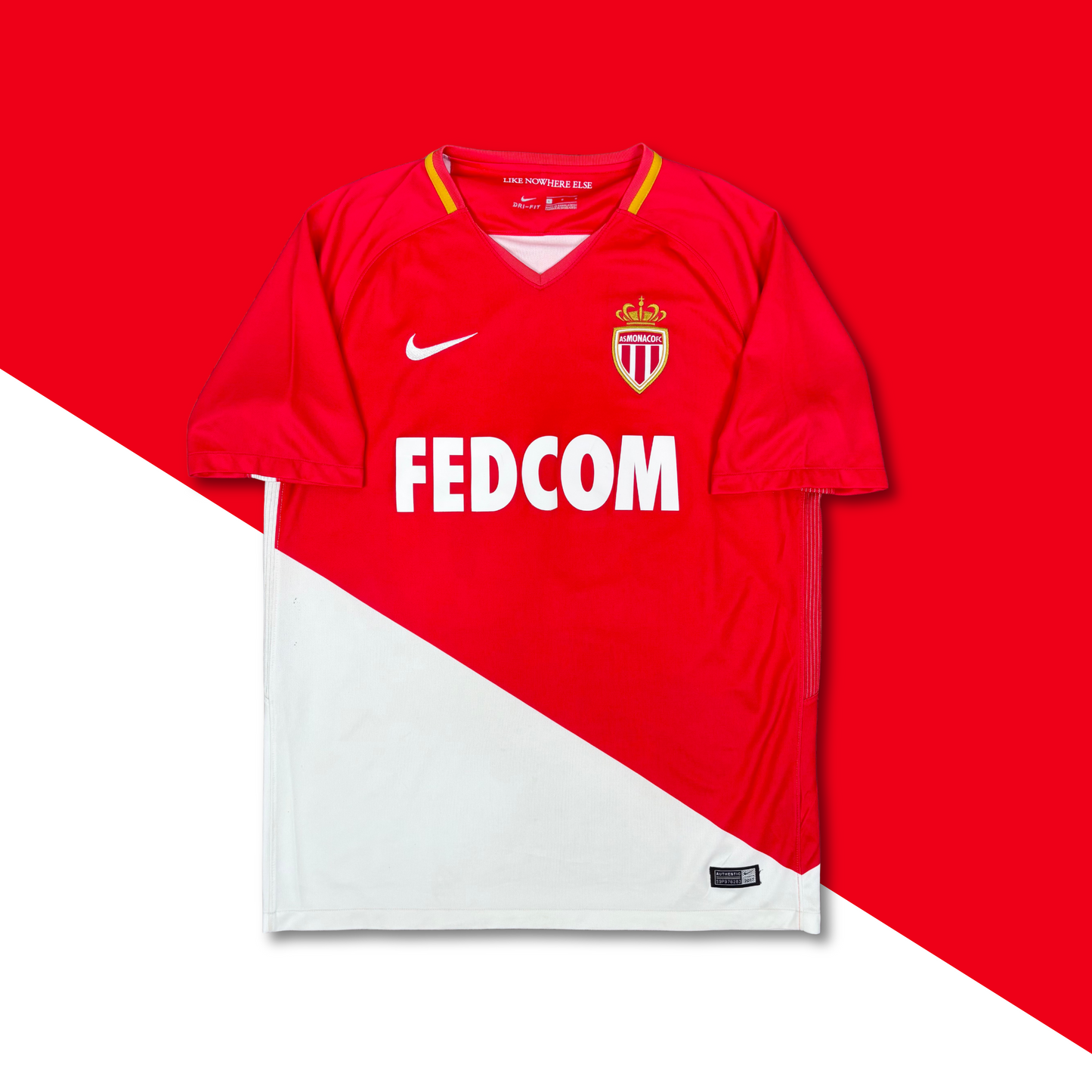 2017/18 AS Monaco Home Shirt - Mbappe - L