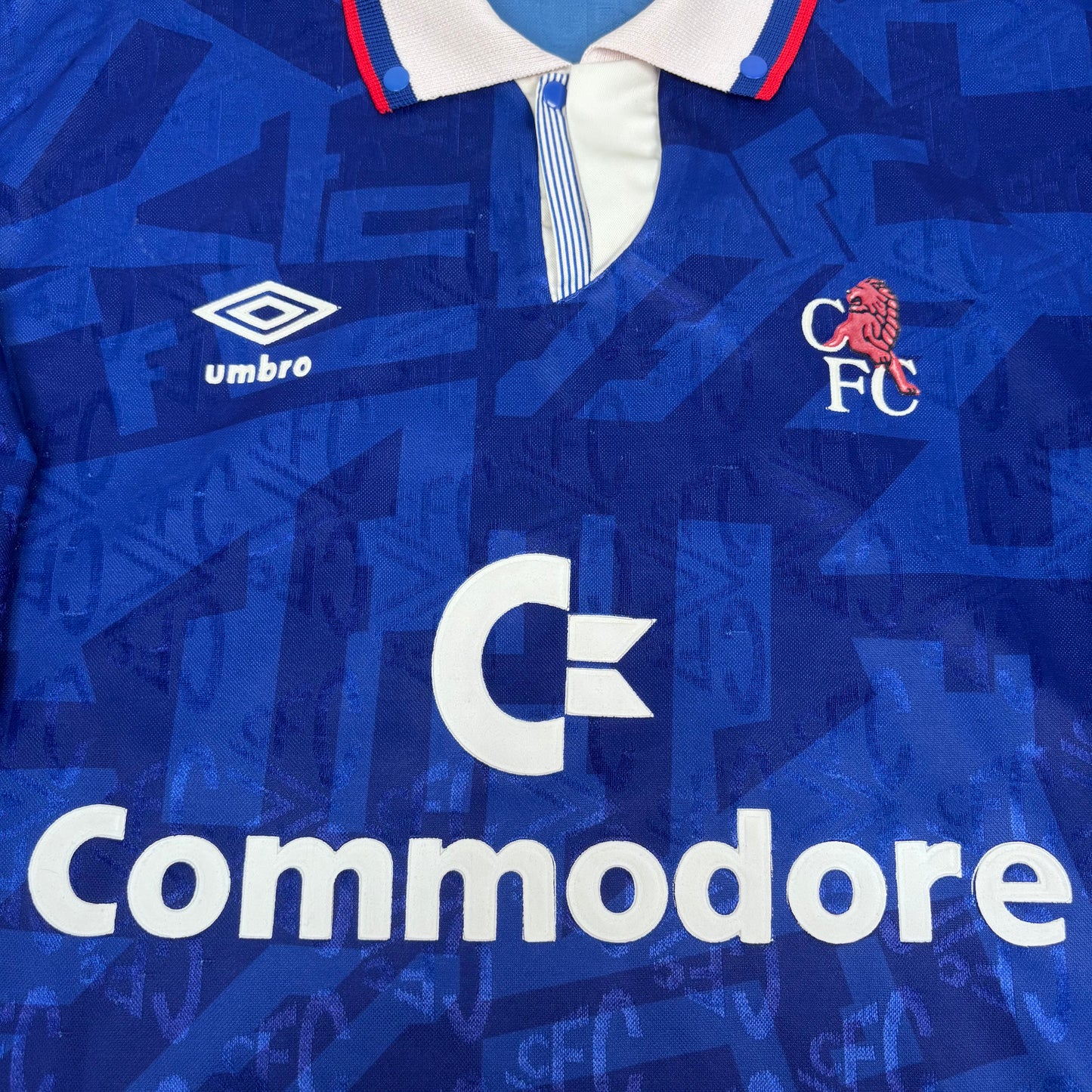 1991/92 Chelsea Home Shirt - Vinnie Jones - L