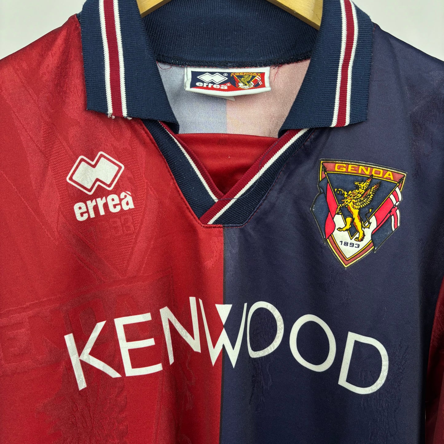 1994/95 Genoa Home Shirt - Kazu - L
