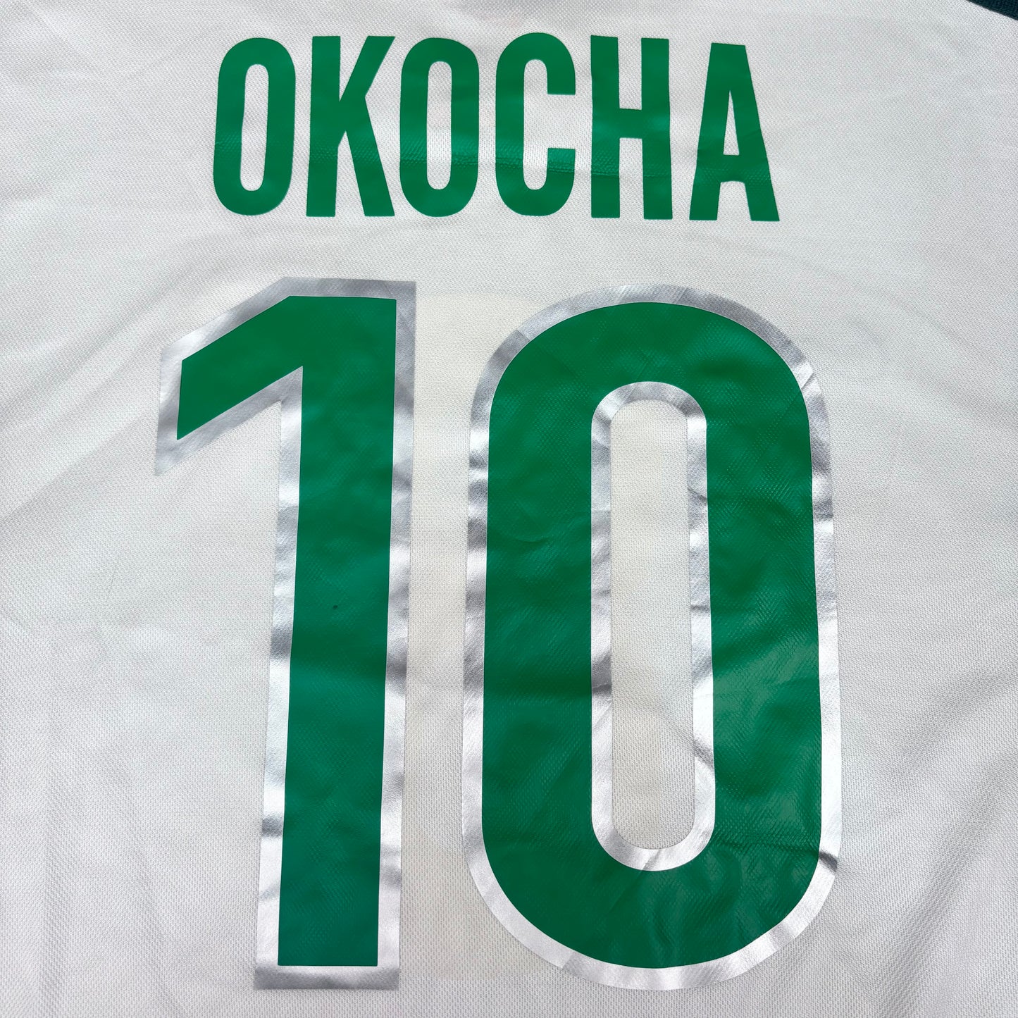 1998/99 Nigeria Away Longsleeve Shirt - Player Issue - Okocha - XL