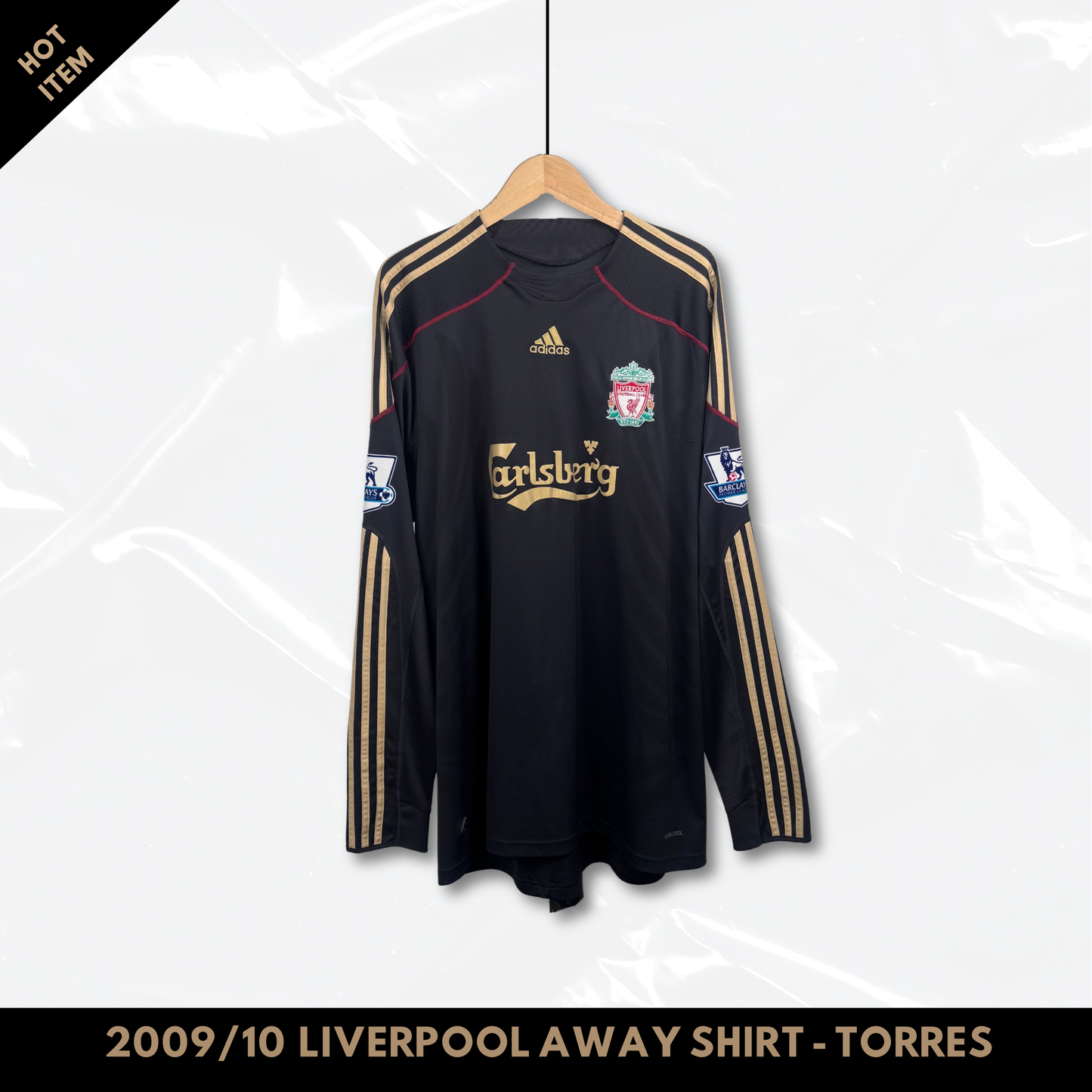 2009/10 Liverpool Away Shirt - Torres - Longsleeve - XXL
