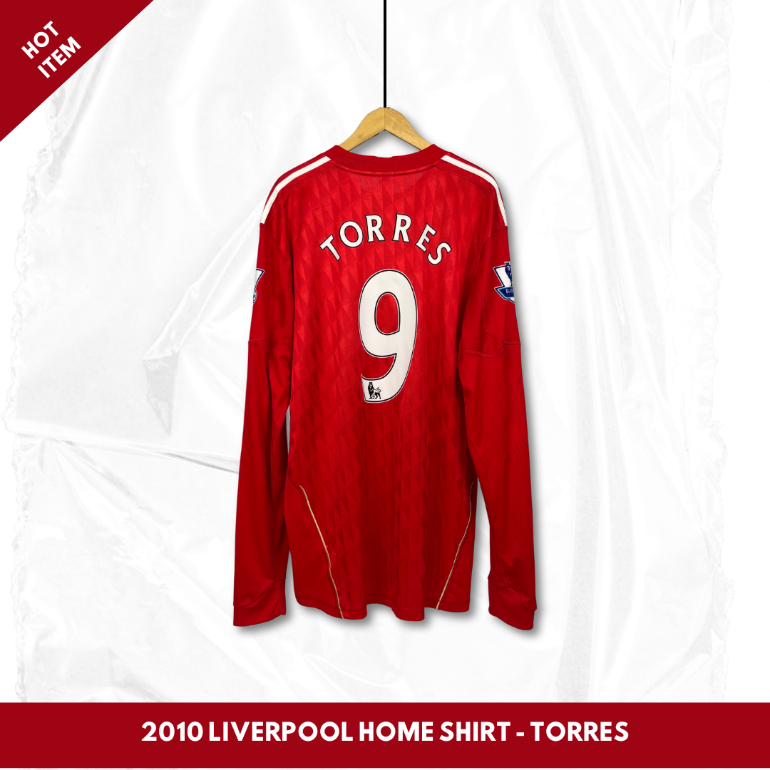 2010/11 Liverpool Home Shirt Longsleeve - Torres