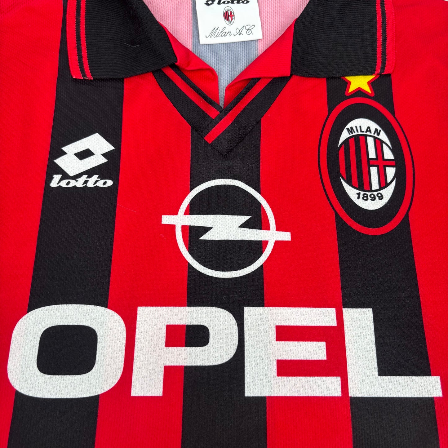 1996/97 AC Milan Home Shirt - Desailly - L