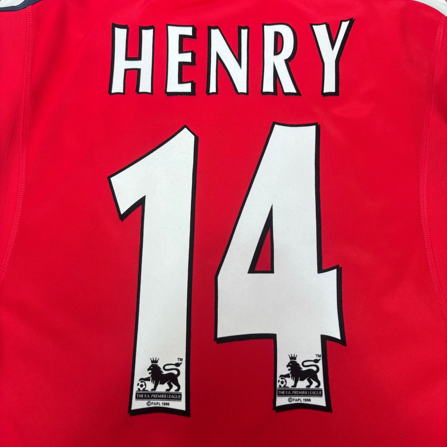 2000/01 Arsenal Home Longsleeve Shirt - Henry - M