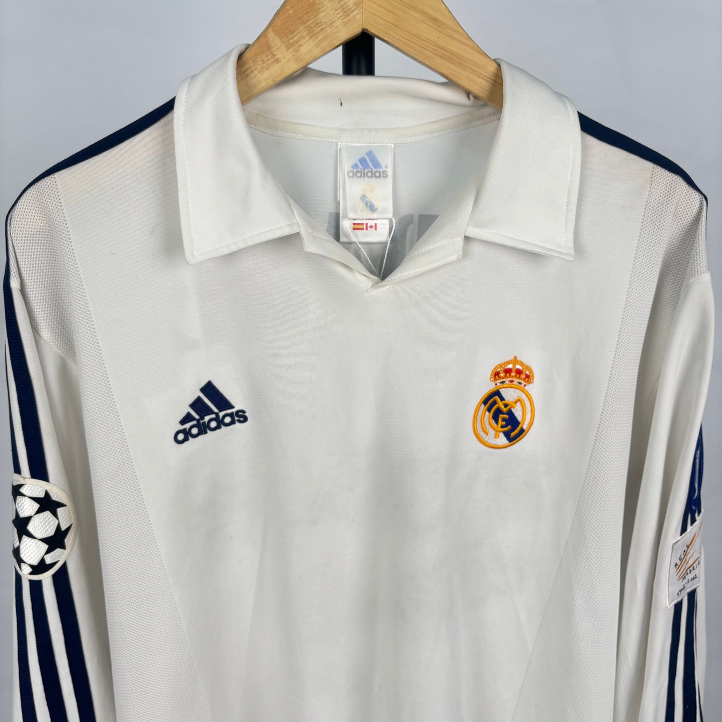 2002/03 Real Madrid Home Shirt Longsleeve - Zidane