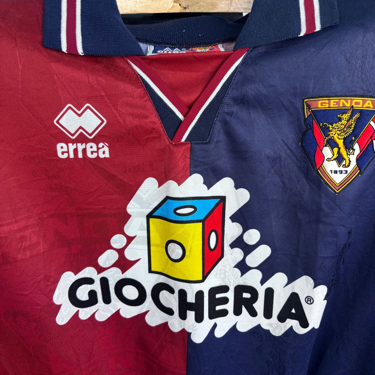 1996/97 Genoa Home Shirt - Montella - M