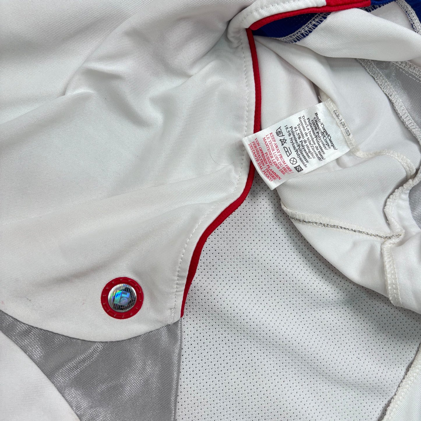 2007/08 Olympique Lyon Home Longsleeve Shirt - Juninho - L