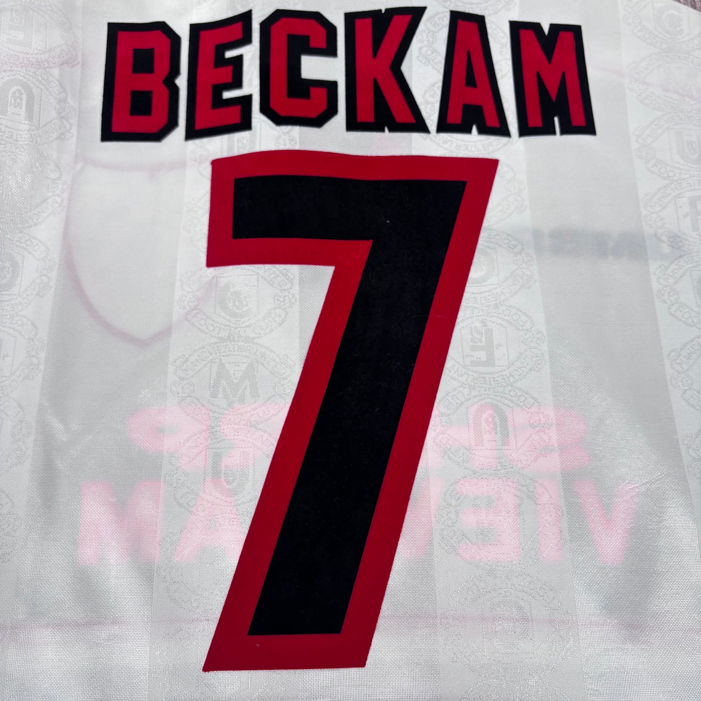 1998/99 Manchester United Away Longsleeve Shirt - Beckham - M