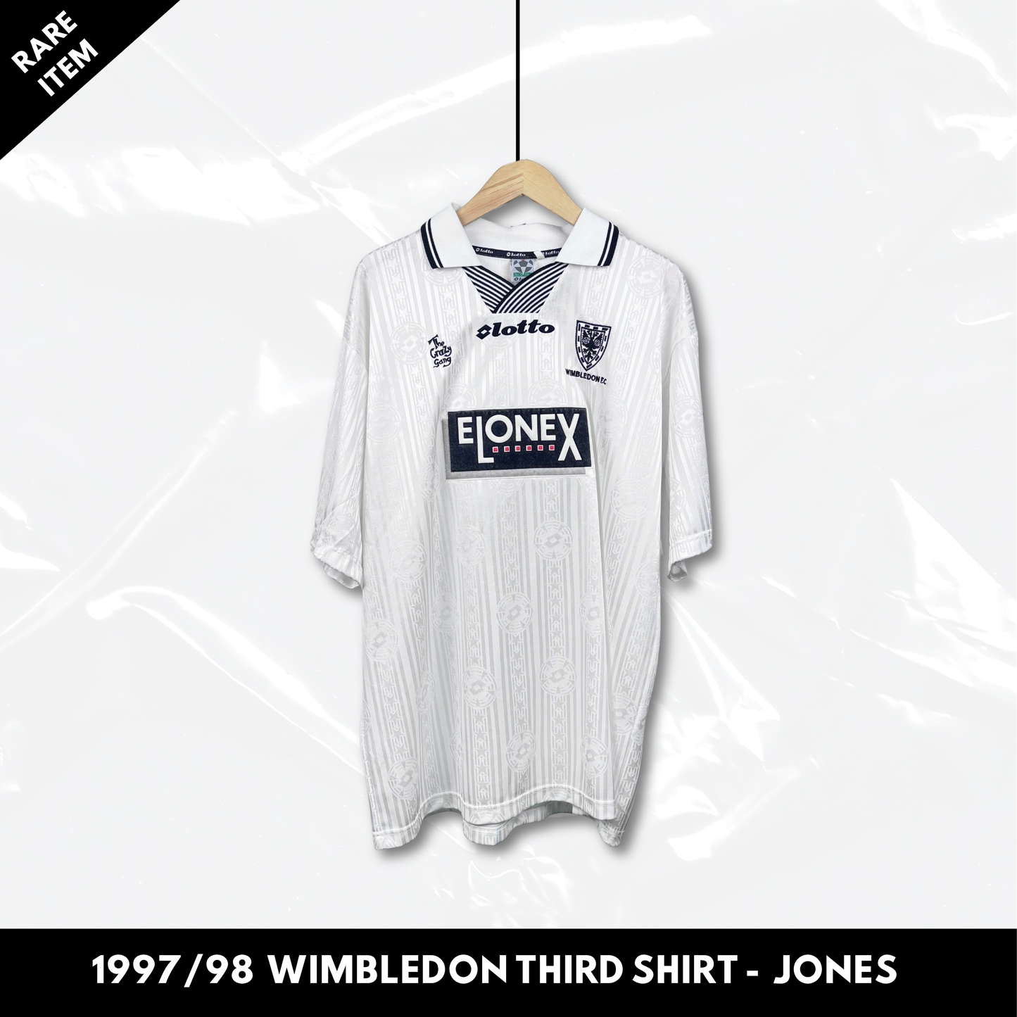 1997/98 AFC Wimbledon Third Shirt - Vinnie Jones - XXL