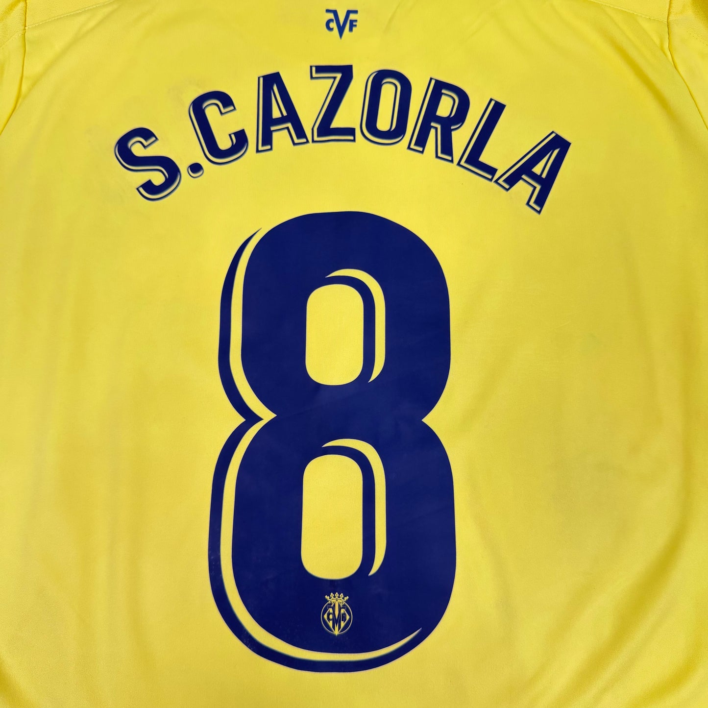 2018/19 Villareal Home Shirt - Cazorla - M
