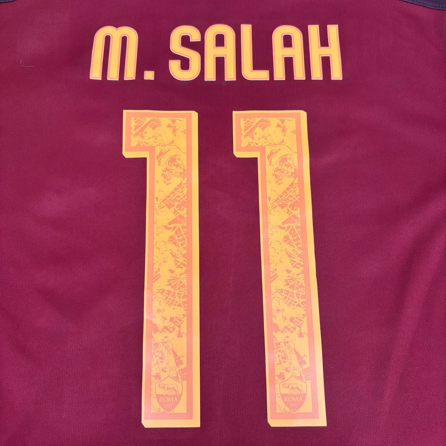 2015/16 AS Roma Home Shirt - Mo Salah - M