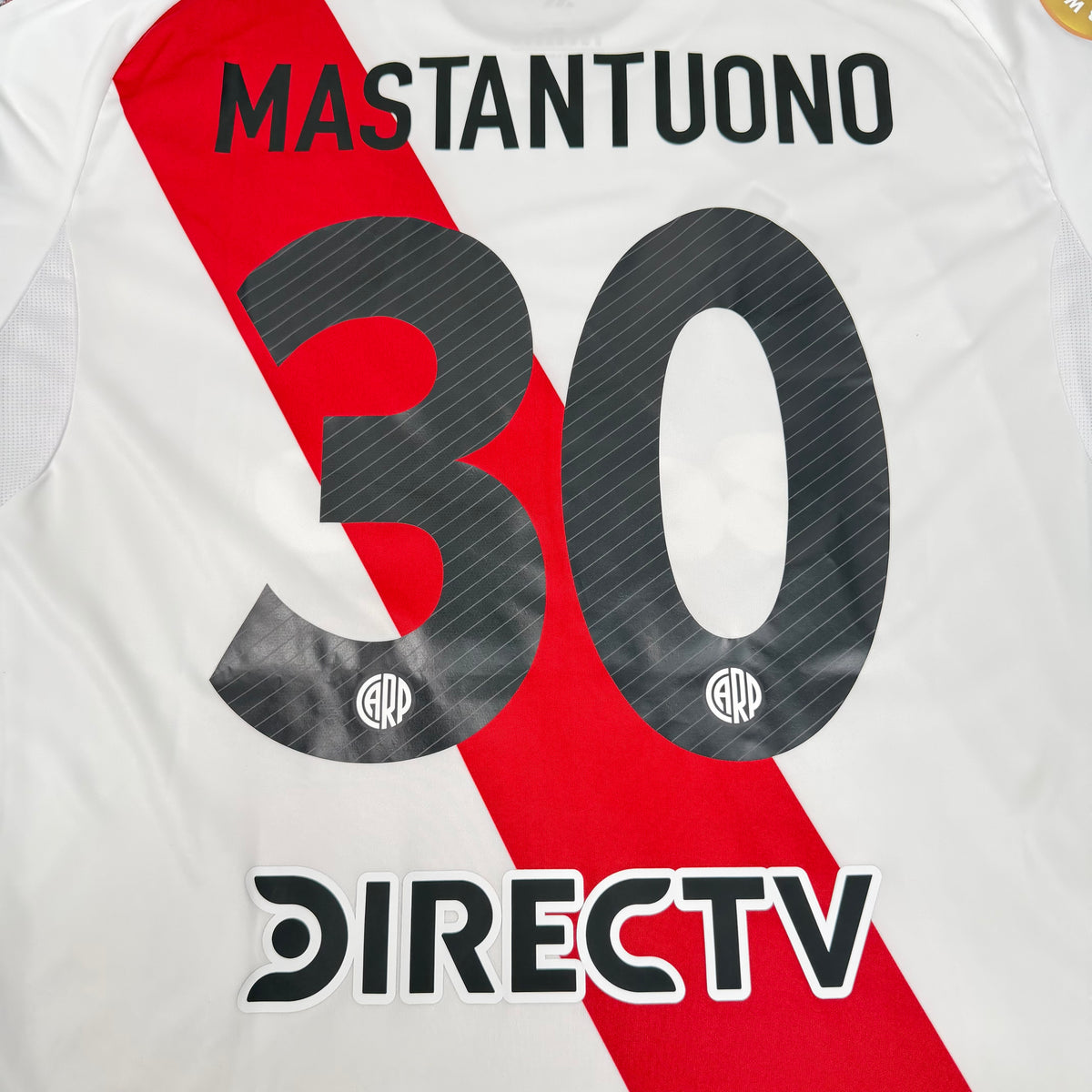2026/27 River Plate Home Shirt - Mastantuono - New with Tags - XL