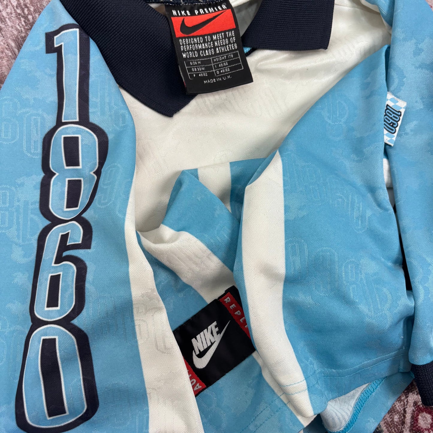 1996/97 TSV 1860 Munich Home Shirt - Nowak - M