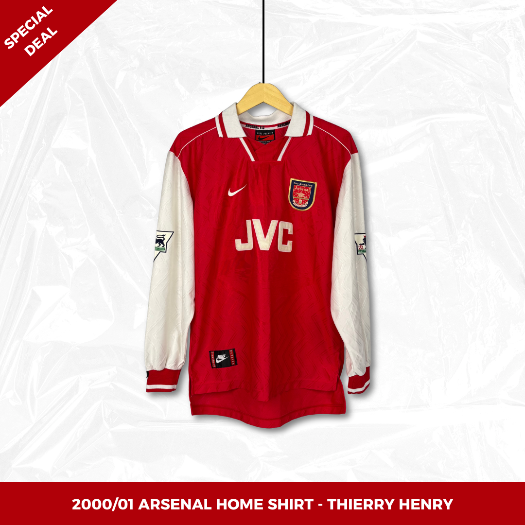 1996/97 Arsenal Home Shirt - Bergkamp