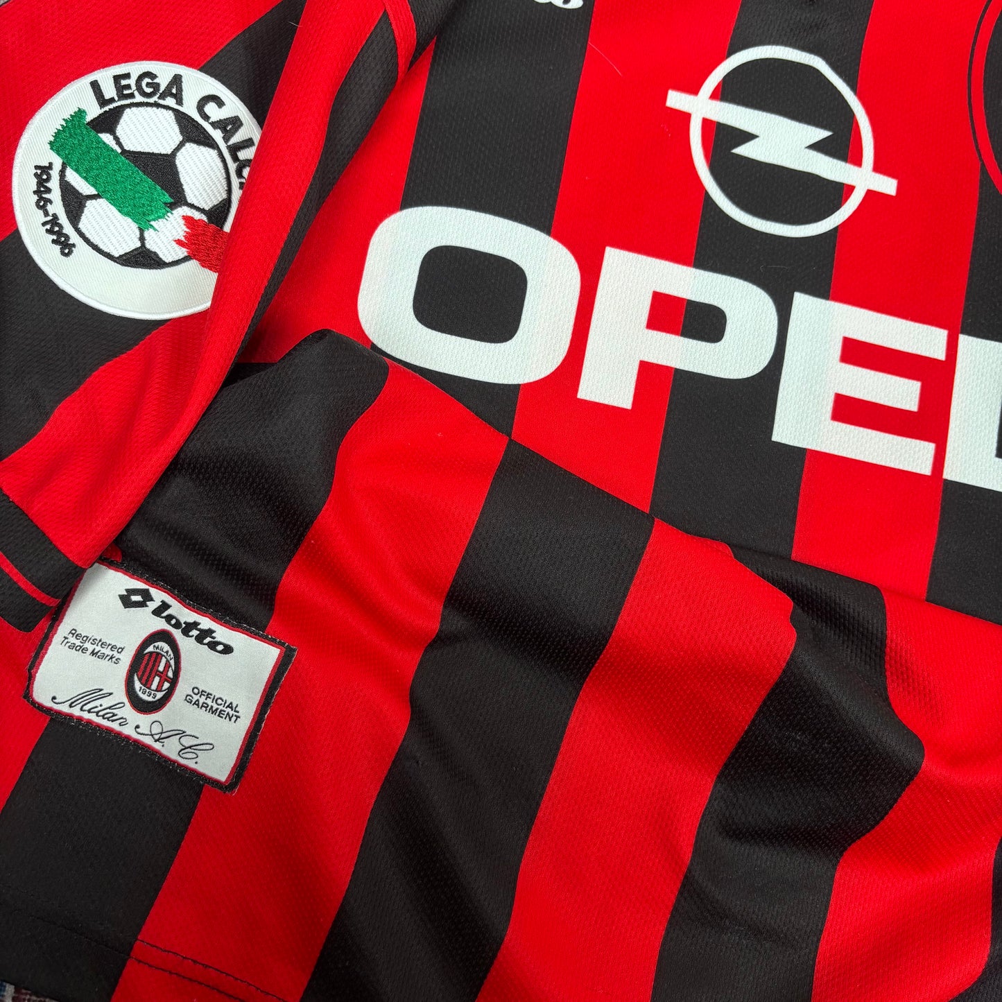 1996/97 AC Milan Home Shirt - Desailly - L
