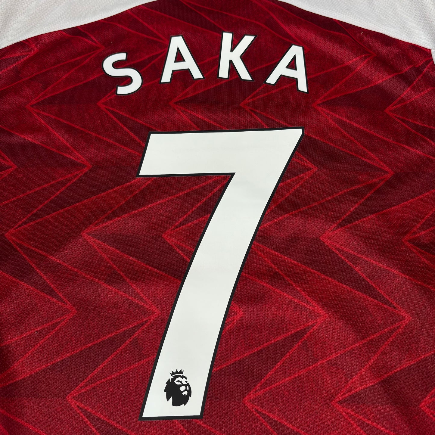 2020/21 Arsenal Home Longsleeve Shirt - Saka - L