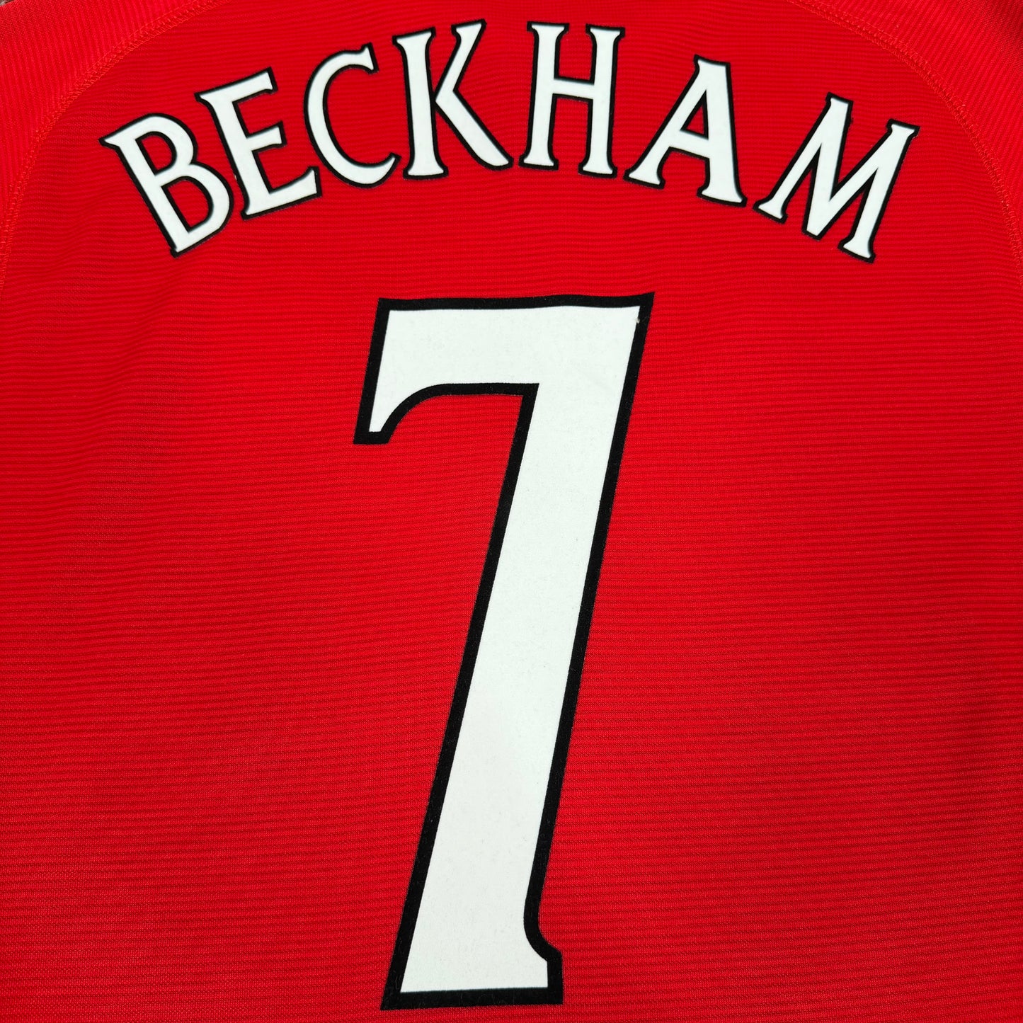 2000/01 Manchester United Home Shirt - Beckham - M