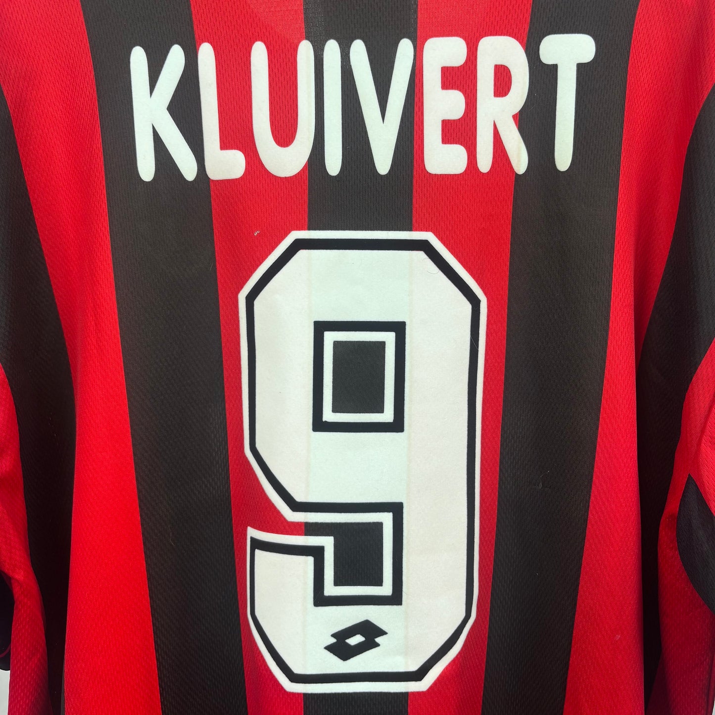1996/97 AC Milan Hime Shirt - Kluivert - L