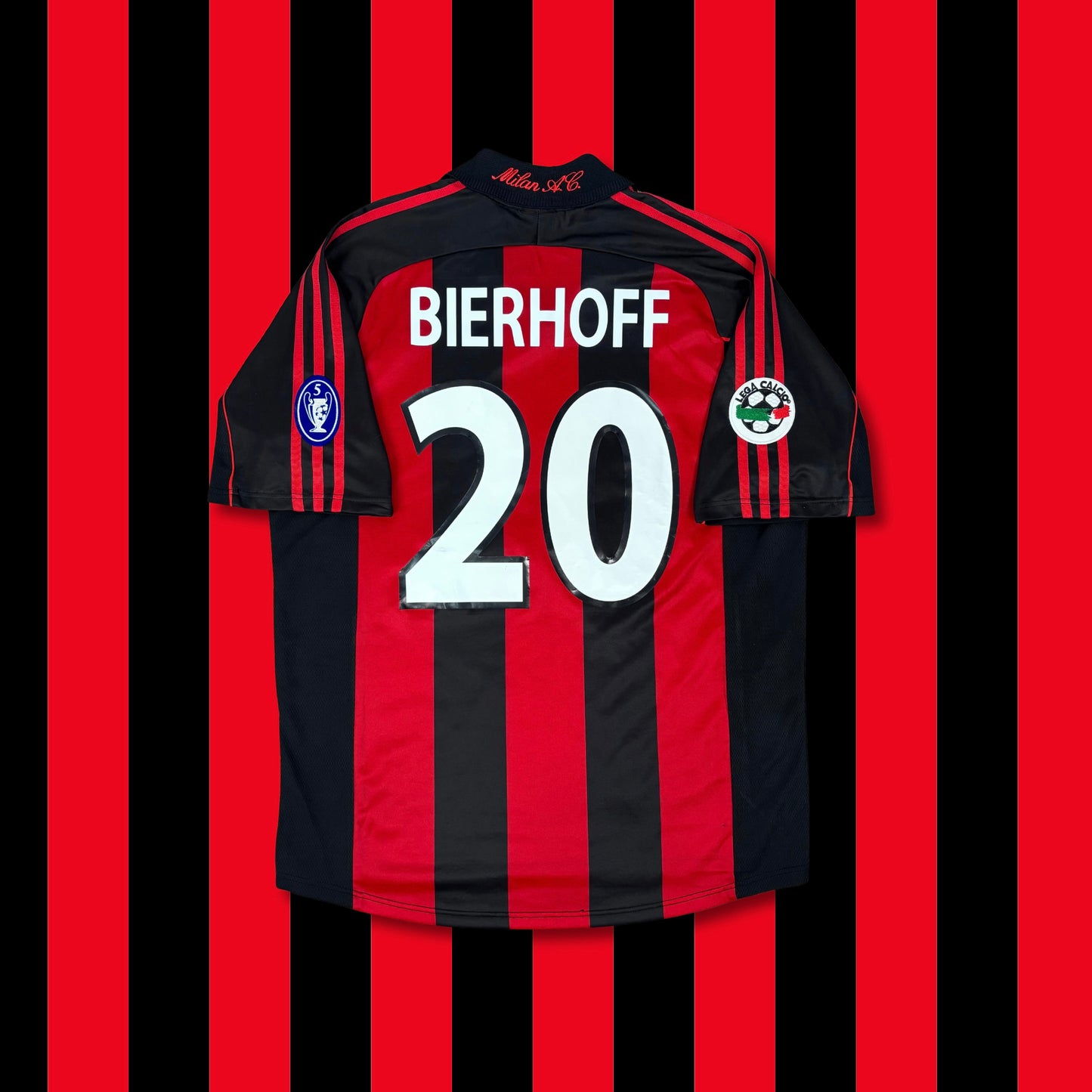 2000/01 AC Milan Home Shirt - Bierhoff - L