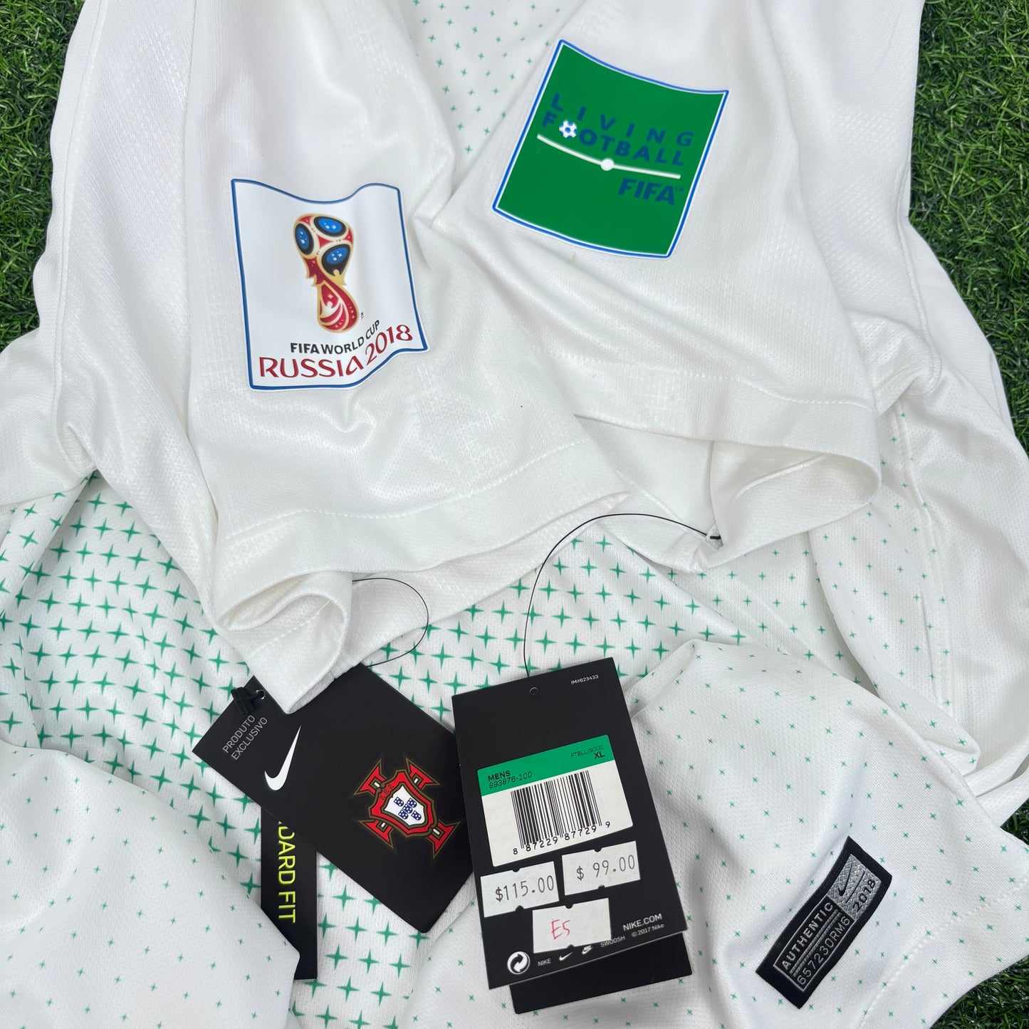 2018/19 Portugal Away Shirt - Ronaldo - New With Tag - XL