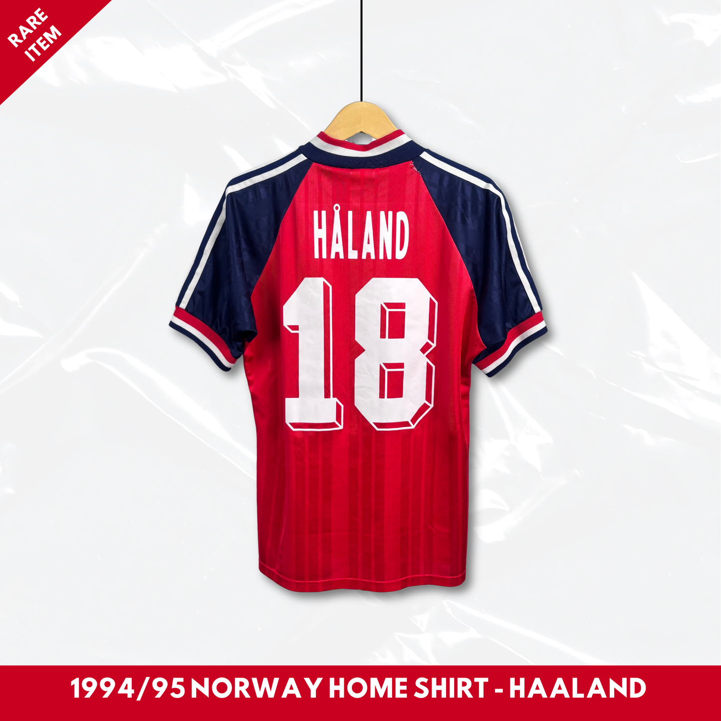 1994/95 Norway Home Shirt - Haaland - M