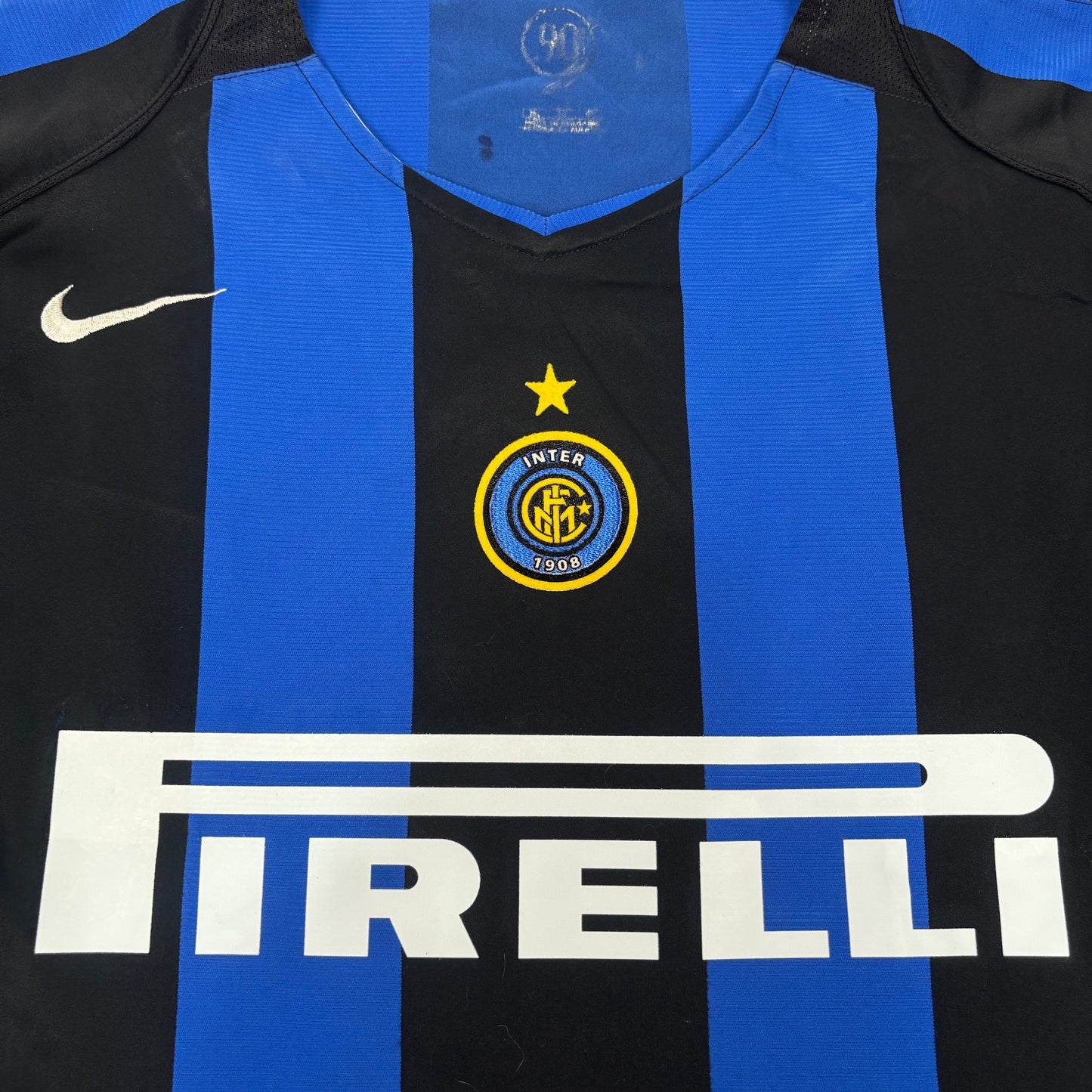 2004/05 Inter Milan Home Longsleeve Shirt - Mihajlovic - XL