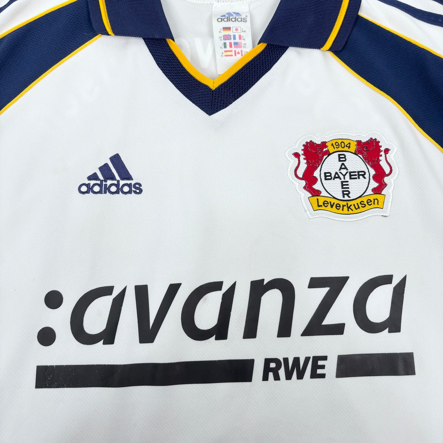 2000/01 Bayer Leverkusen Away Shirt - Ballack - Player Issue - XL
