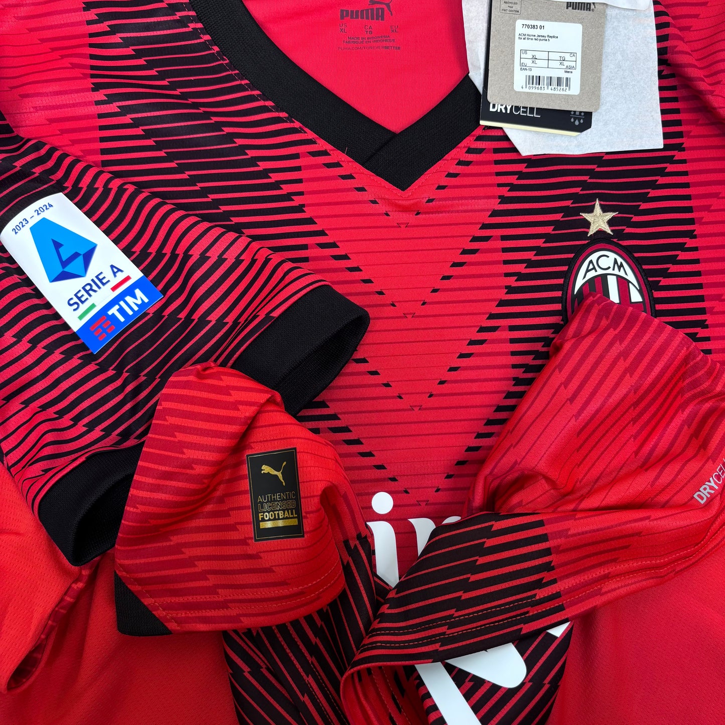 2023/24 AC Milan Home Shirt - Reijnders - XL - New with Tag