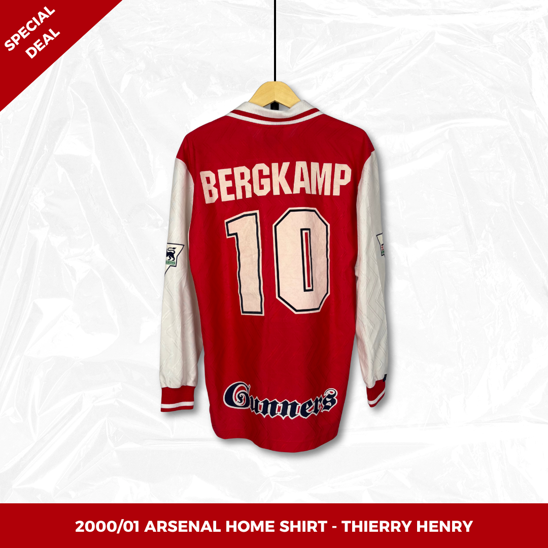 1996/97 Arsenal Home Shirt - Bergkamp