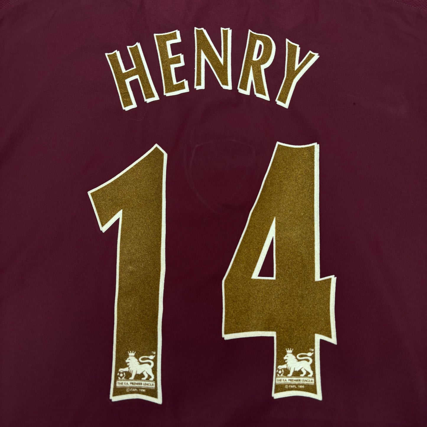 2005/06 Arsenal Home Shirt - Henry - XL