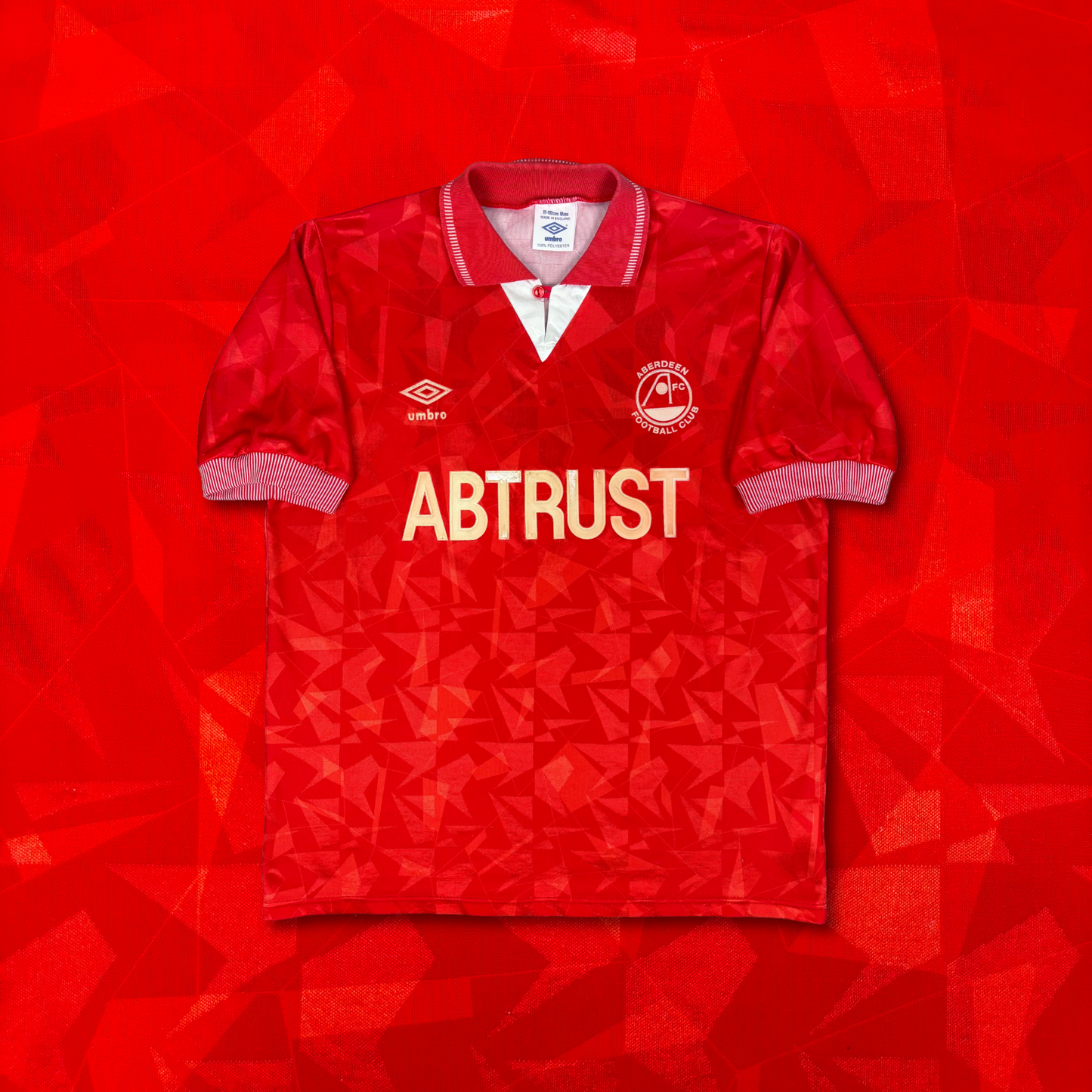 1991/92 Aberdeen FC Home Shirt - M