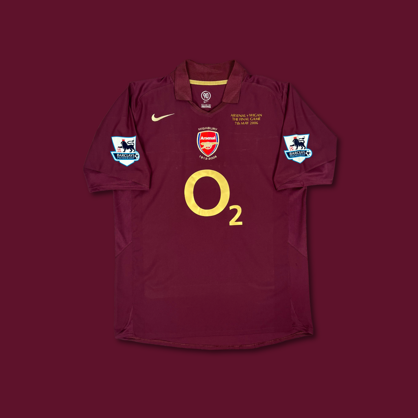 2005/06 Arsenal Home Shirt - Van Persie - L