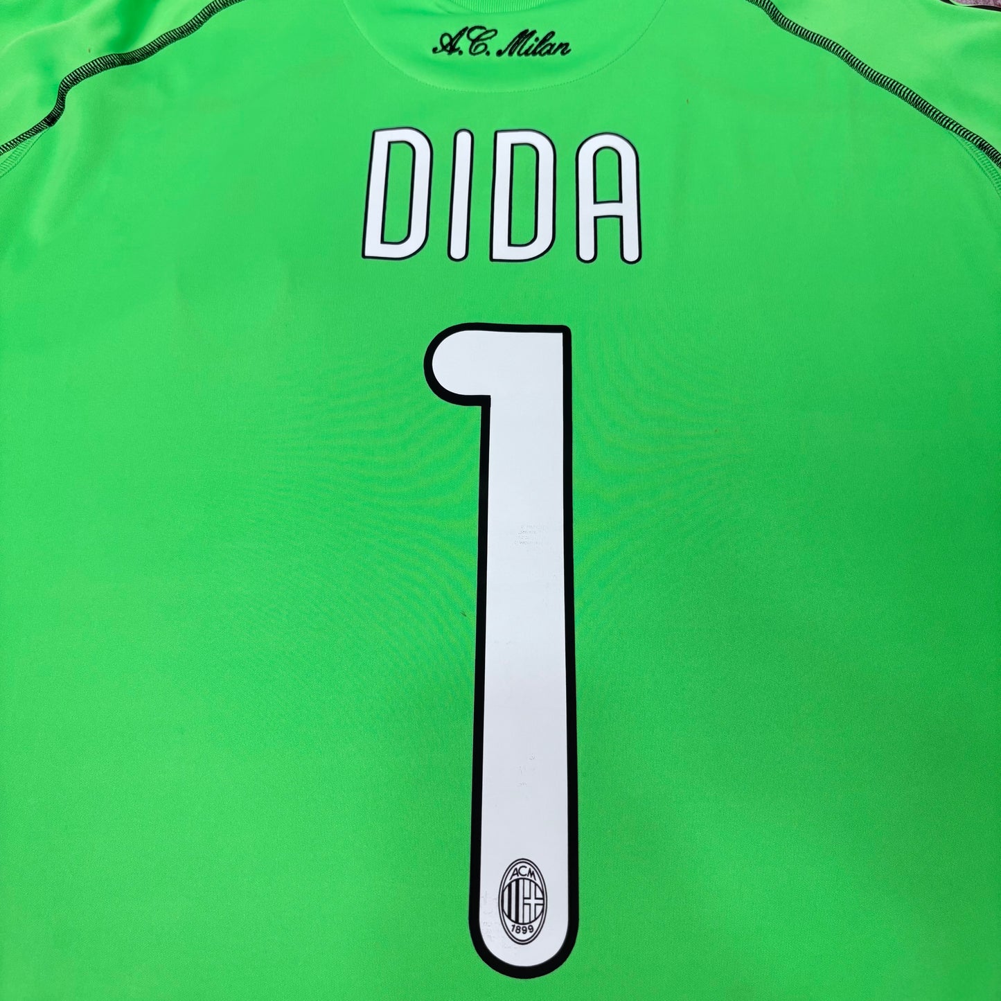 2009/10 AC Milan Goalkeeper Shirt - Player Issue - Dida - XL - New with Tag