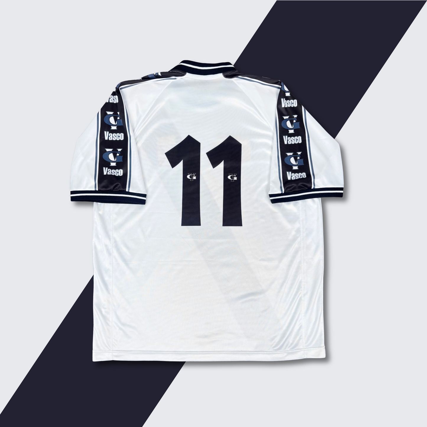 2001/02 Vasco De Gama Home Shirt - Romario - XL