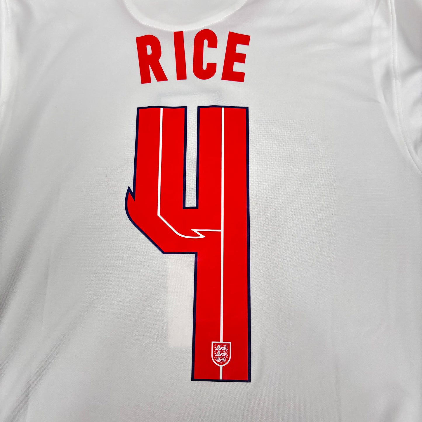 2020/21 England Home Shirt - Declan Rice - S