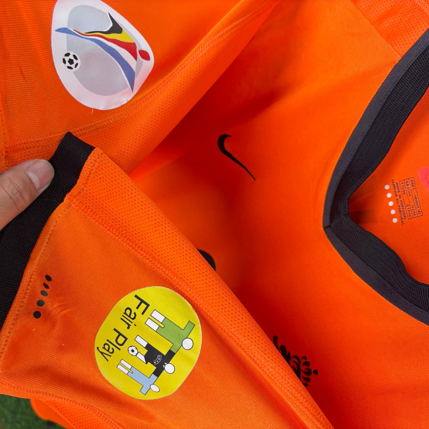 2000/01 Netherland Home Player Issue Shirt - Kluivert - M