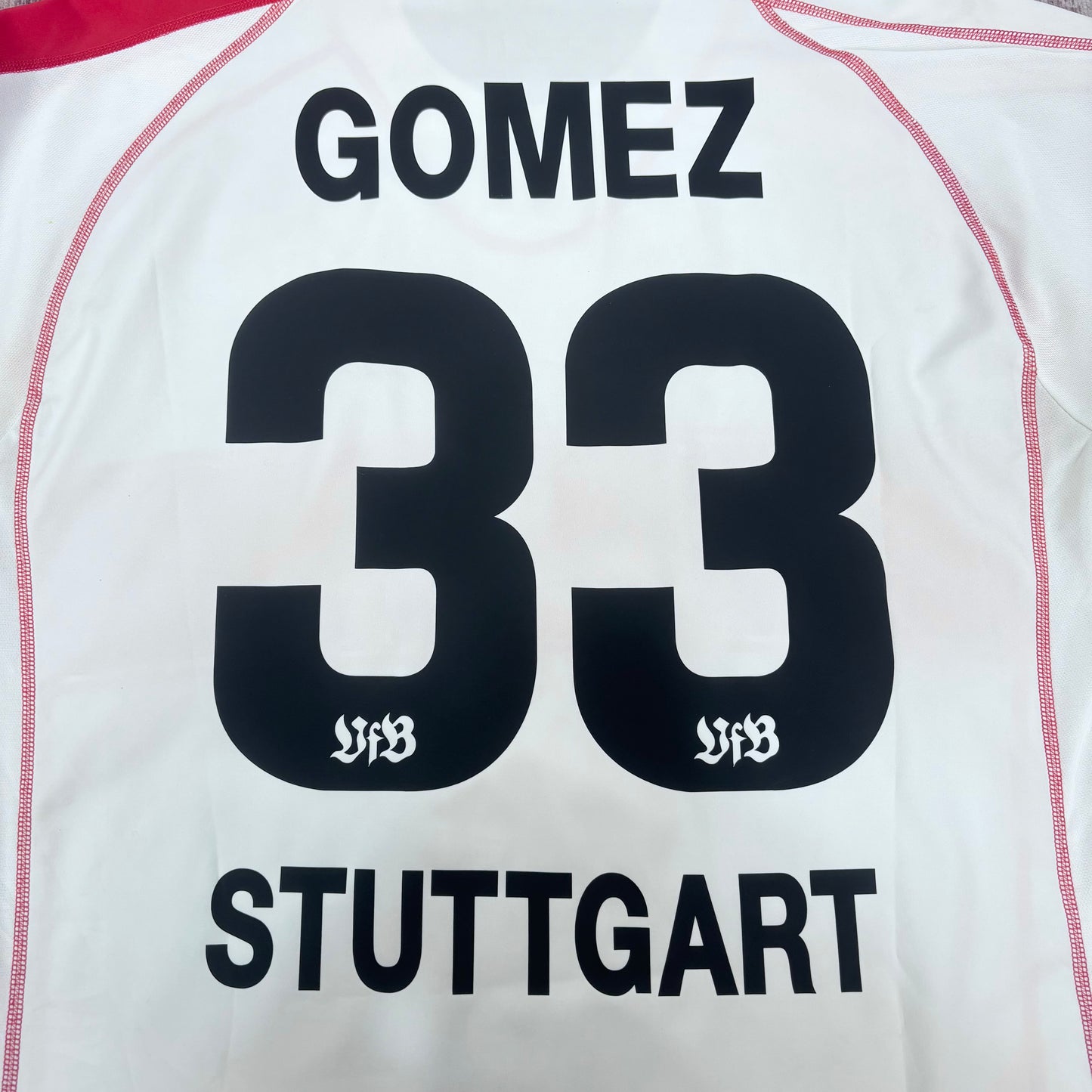 2005/06 Stuttgart Home Longsleeve Shirt - Mario Gomez - XL