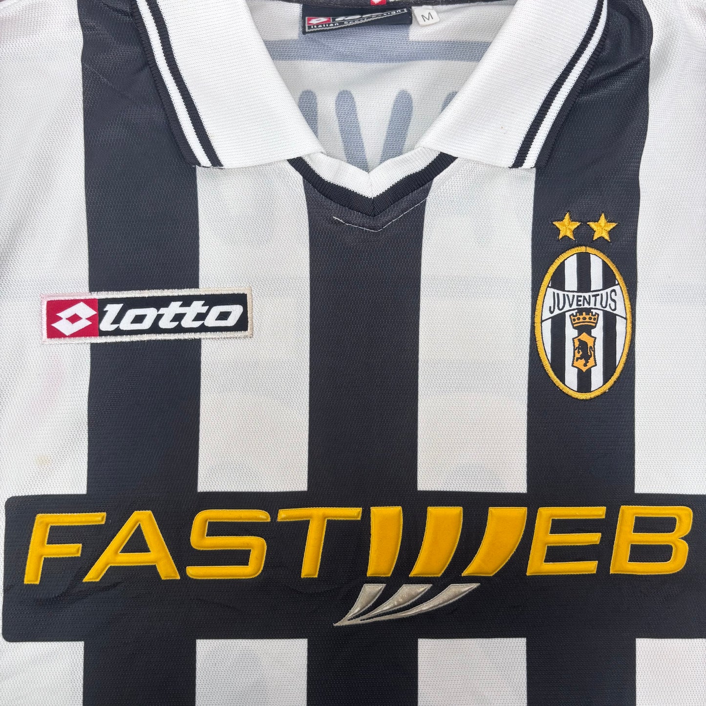 2000/01 Juventus Home Shirt - Edgar Davids - Player Issue - M