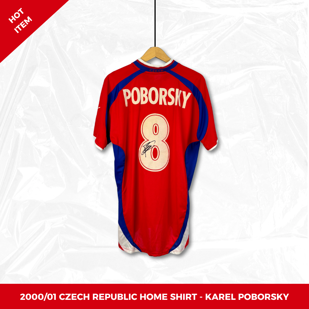 2000/01 Czech Republic Home Shirt - Poborsky