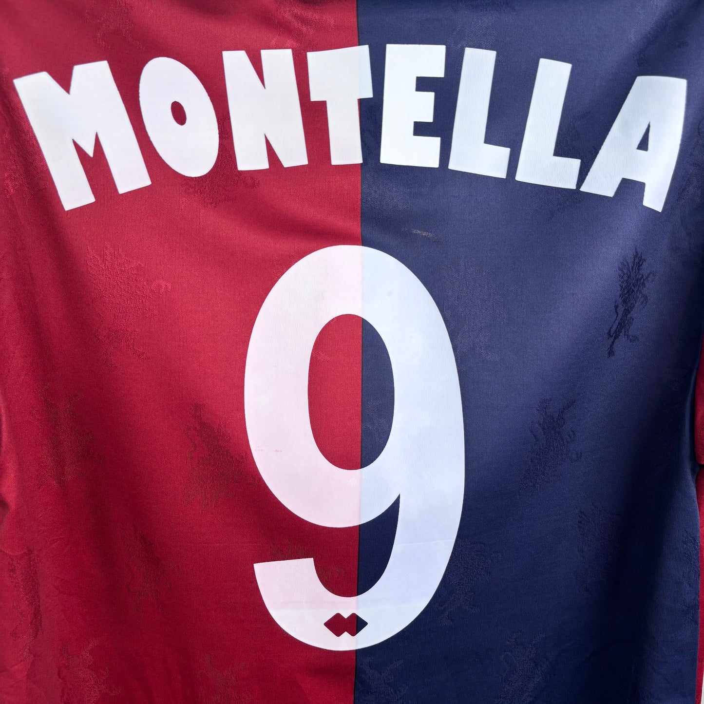 1996/97 Genoa Home Shirt - Montella - M