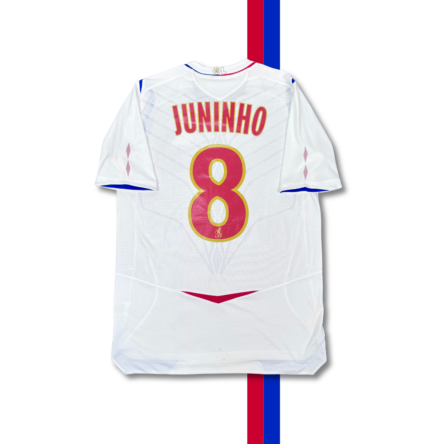 2008/09 Olympique Lyon Home Shirt - Juninho - S