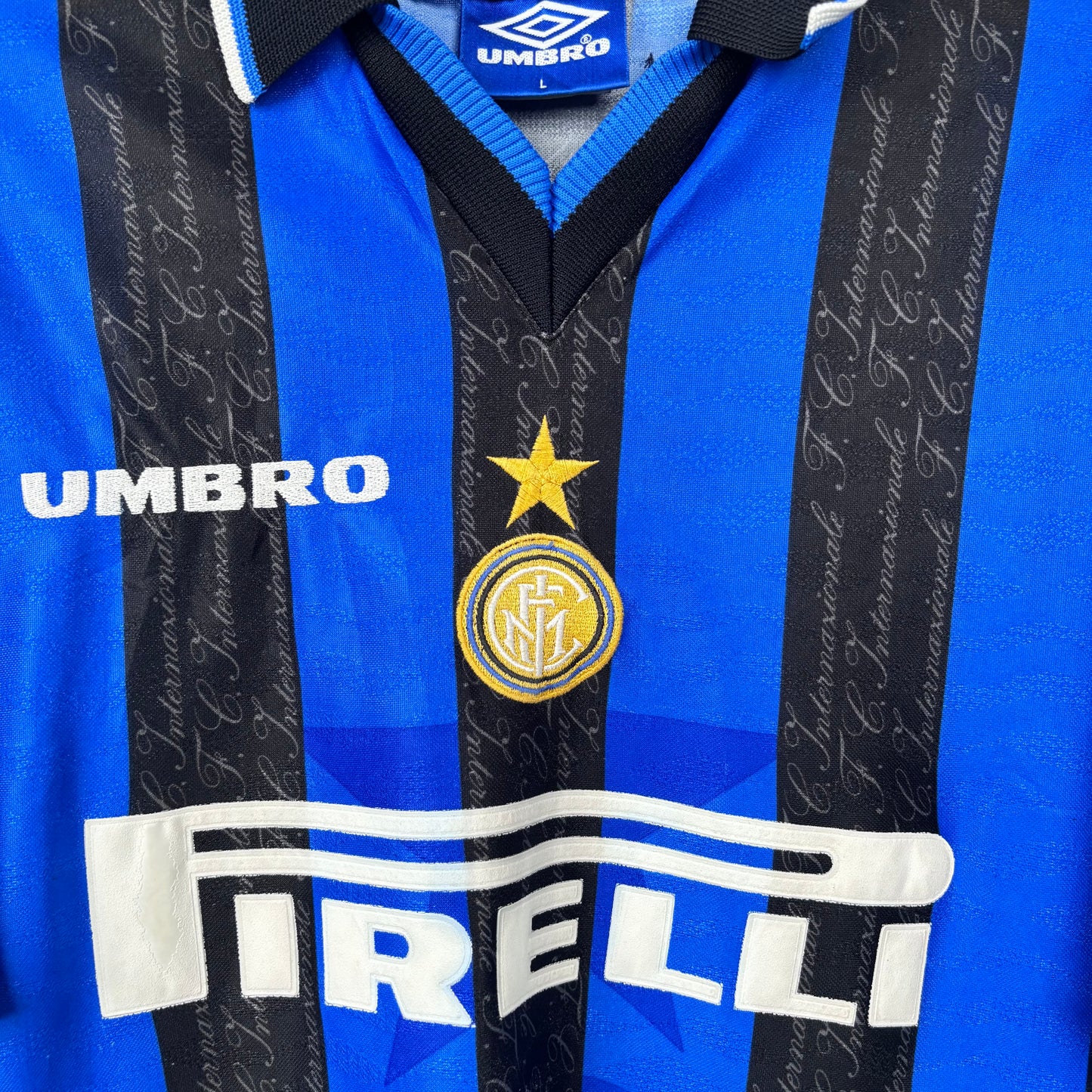 1997/98 Inter Milan Home Shirt - Ronaldo Nazario - L