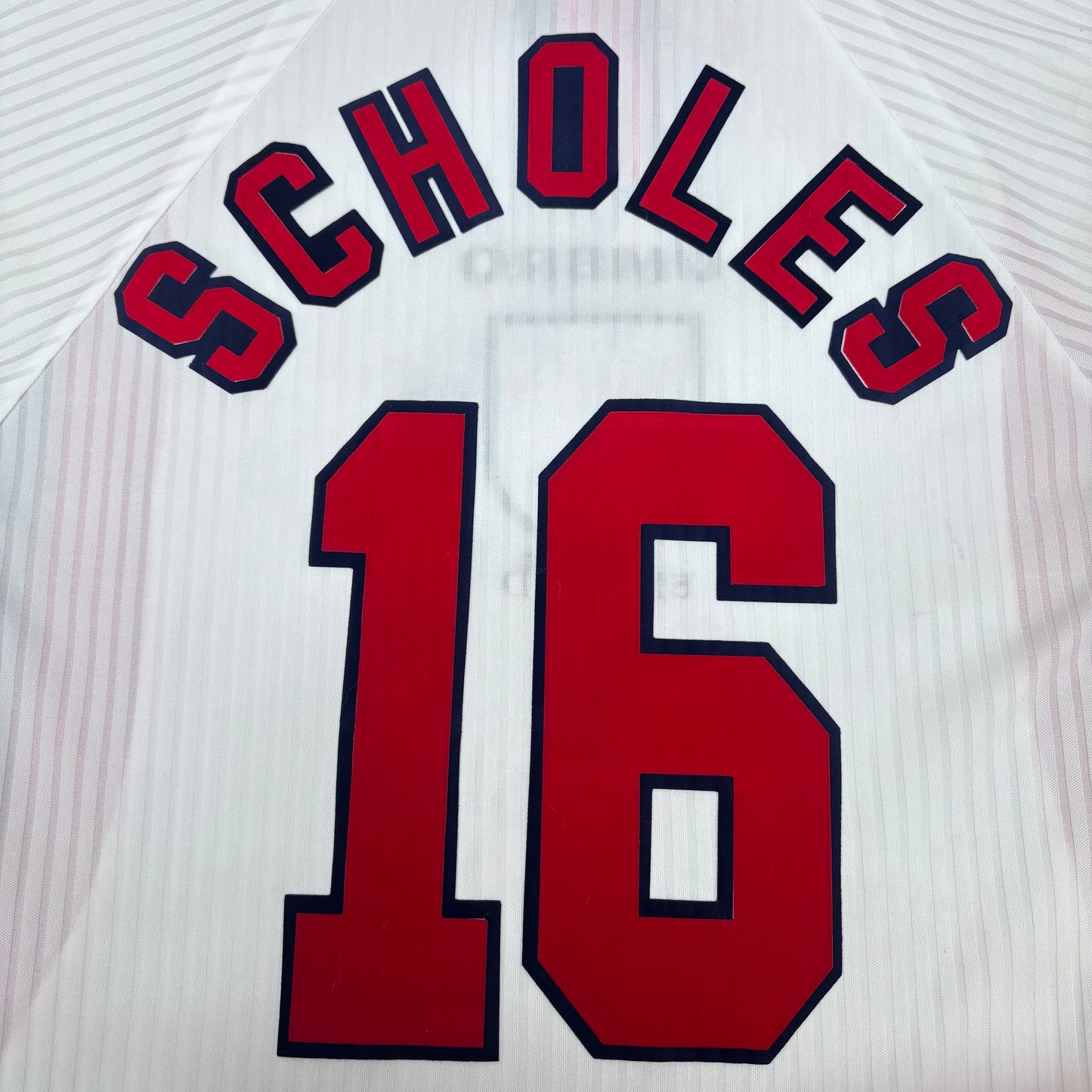 1998/99 England Home Shirt - Scholes - M