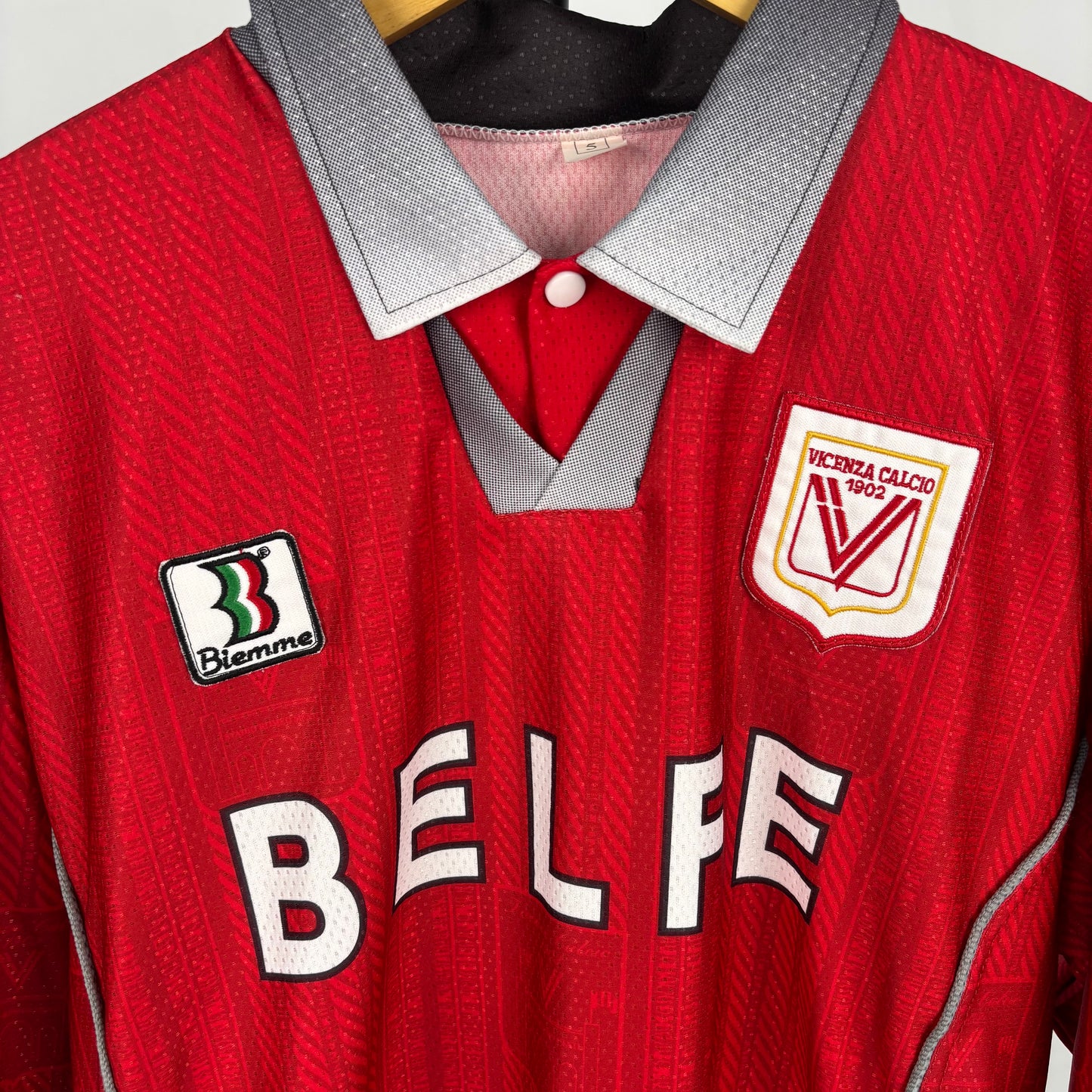 1998/99 Vicenza Away Shirt Longsleeve - Scarlato