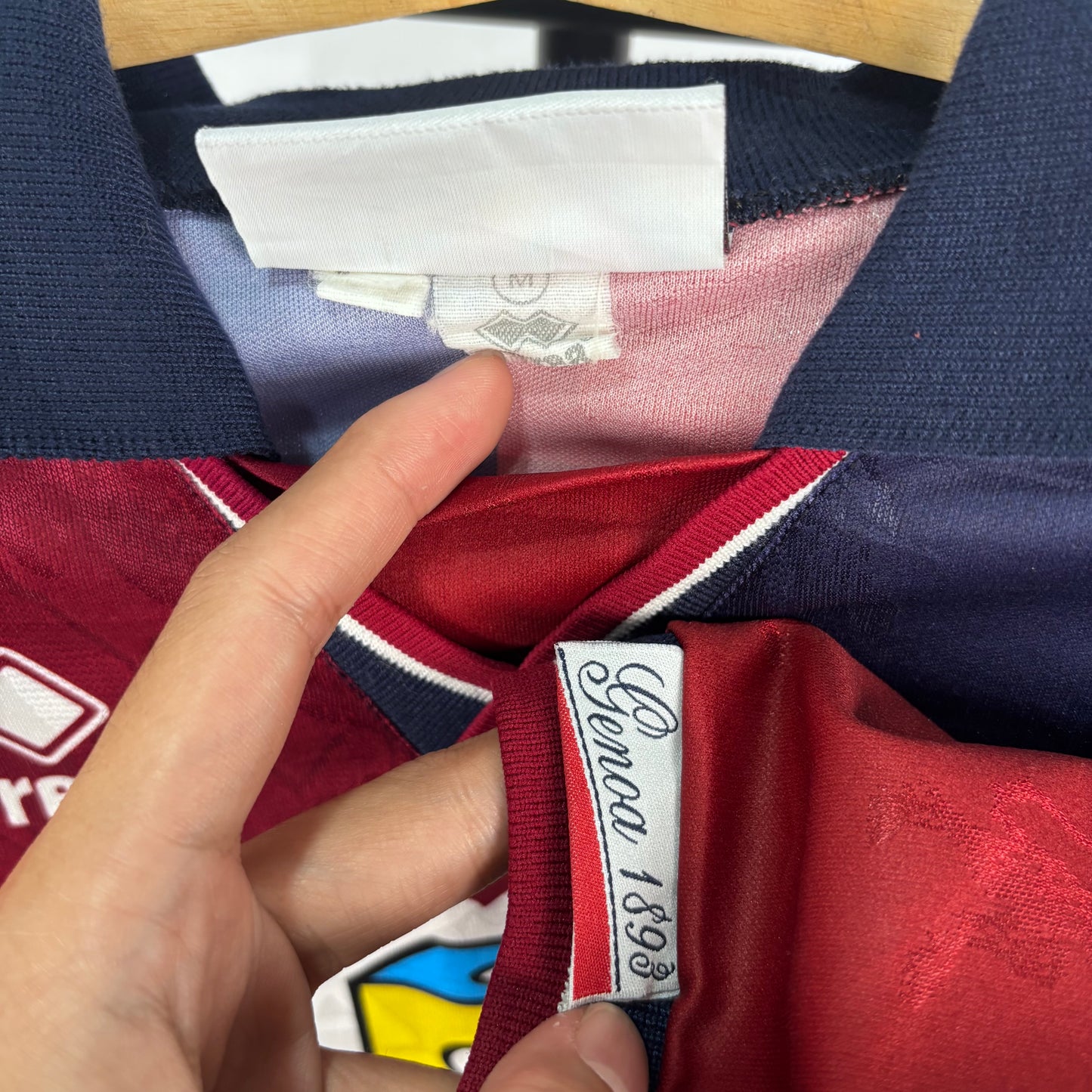 1996/97 Genoa Home Shirt - Montella - M