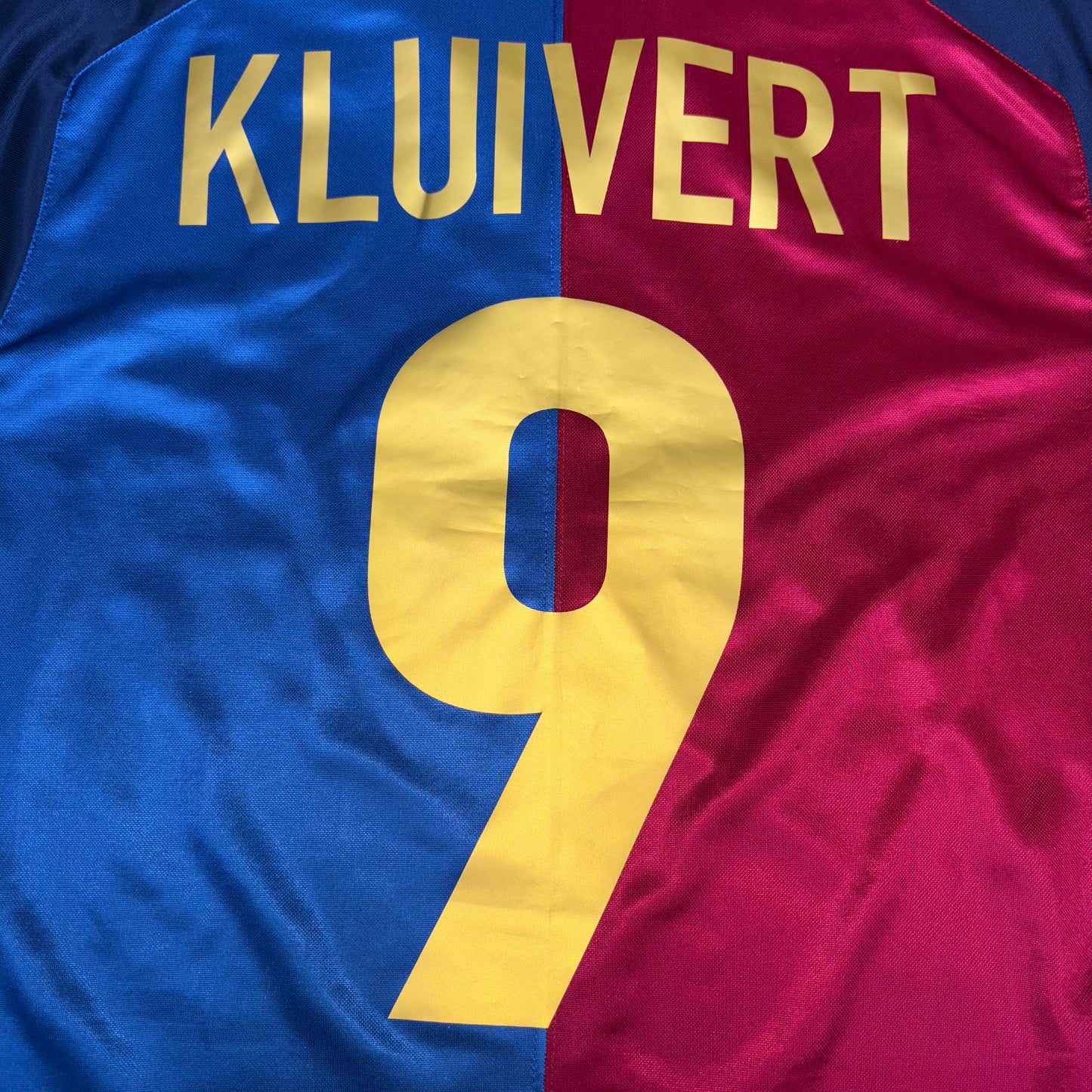 1999/00 Barcelona Centenary Shirt - Kluivert - M